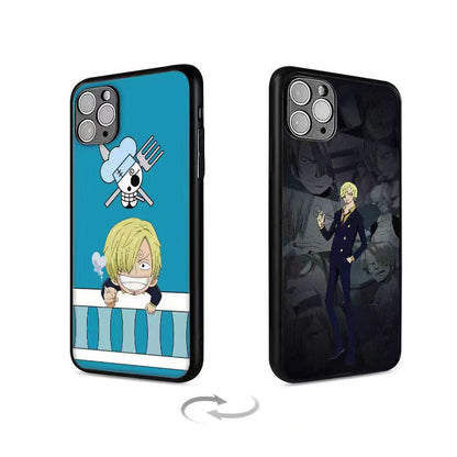 Luffy/Zoro/Ace 3D varianta iPhone silikonové pouzdro na telefon odolné proti nárazu