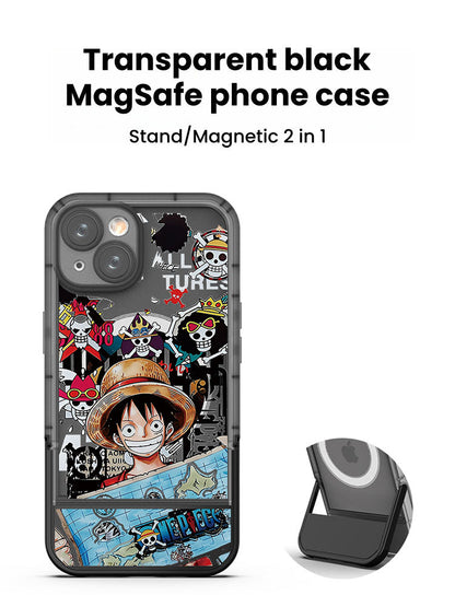Coque de téléphone en silicone résistante aux chocs pour iPhone NIka Luffy