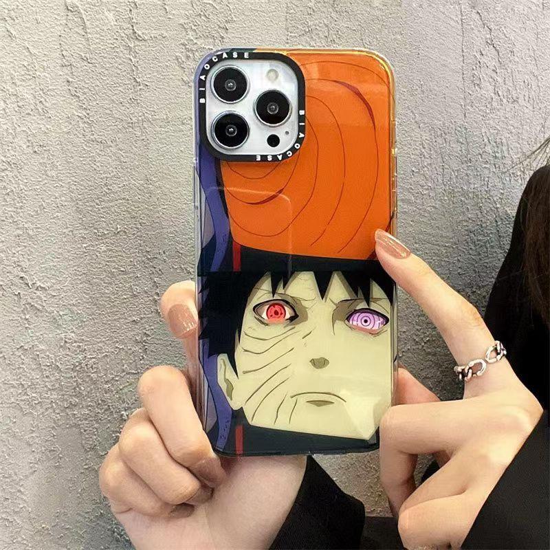 Pain/Obito iPhone hieno Trend Silicone Anti-collision -puhelinkotelo