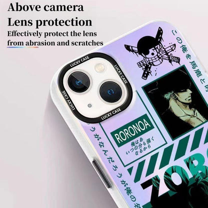 Luffy/Zoro/Shanks silikonové pouzdro na iPhone odolné proti nárazu