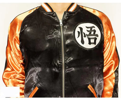 Son Goku/Vegeta/Frieza Vêtements de manteau haut de gamme brodés à la main