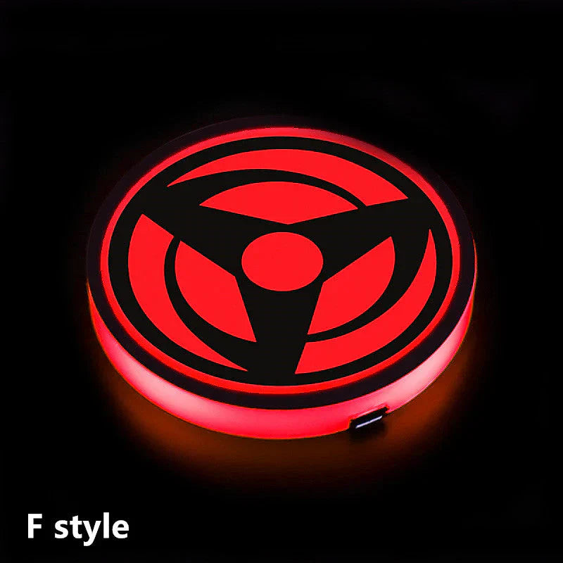 Inteligentní snímací tácky Sharingan Car 7 měnící barvy