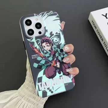 Tanjirou/Nezuko Apple nádherné silikonové antikolizní pouzdro Trend Silicone