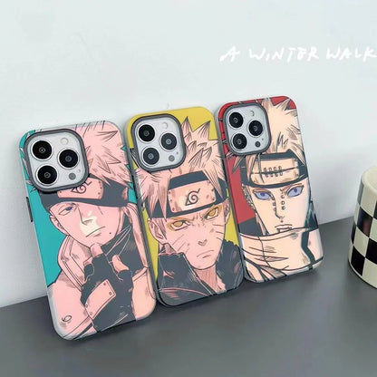 Pain/Uzumaki/Kakashi Vynikající silikonové antikolizní pouzdro Trend Silicone Apple