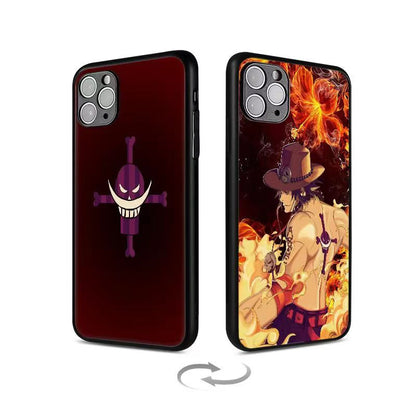 Luffy/Zoro/Ace 3D varianta iPhone silikonové pouzdro na telefon odolné proti nárazu