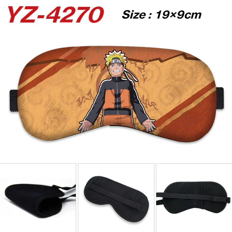 Uzumaki/Sasuke dessin animé belle visière de sommeil stéréo respirante