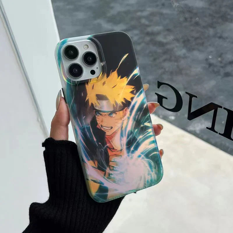 Sasuke/Uzimaki Apple – coque de téléphone Anti-collision en Silicone, tendance exquise
