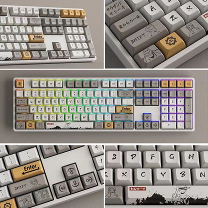 Luffy třírežimové připojení RGB podsvícená mechanická klávesnice