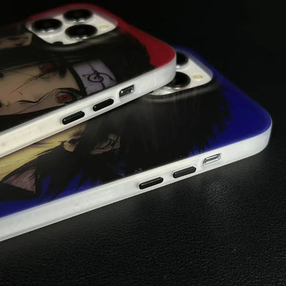 Sasuke/ itachi Apple rafinovaný trendový silikonový antikolizní obal na telefon