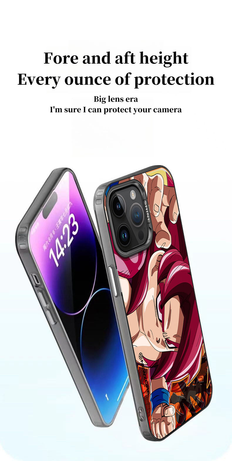 Son Goku Stylové a cool pouzdro na telefon odolné proti pádu a tření