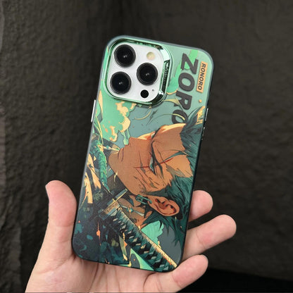 Luffy/Zoro silikonové pouzdro na iPhone odolné proti nárazu