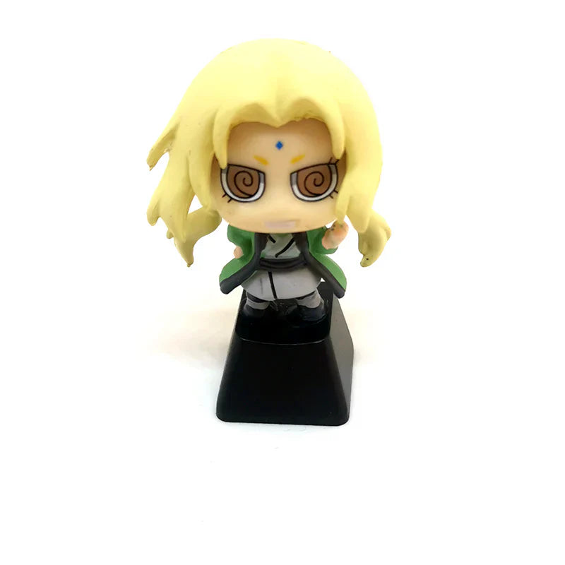 Kreativní průhledná, roztomilá mechanická krytka klávesnice Kakashi/Sasuke