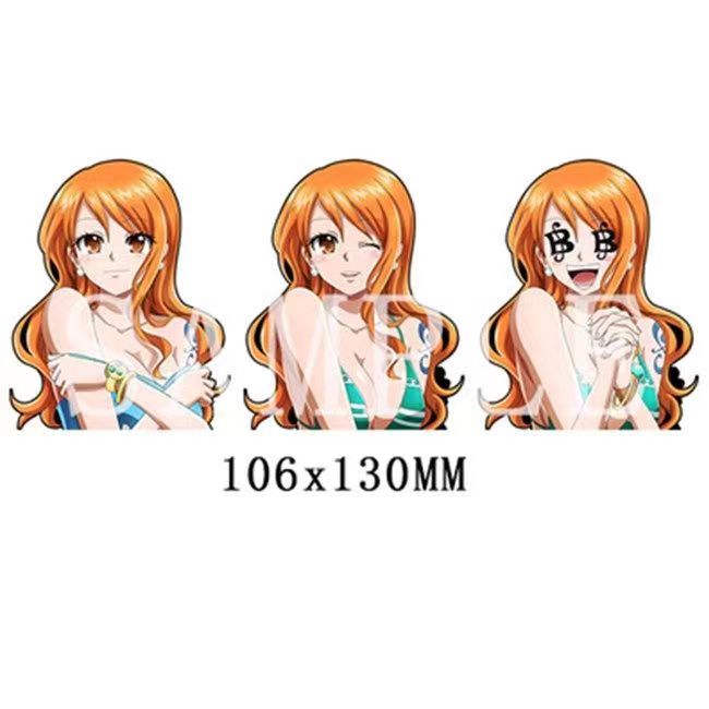 Luffy/Zoro/Nami 3D gradienttitarrat