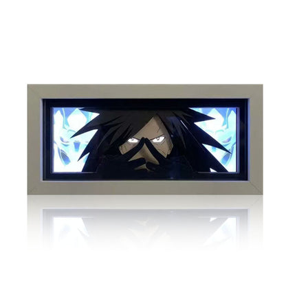 Sasuke/Kakashi/Obito/Itachi 3D Paper Sculpture Night Light - Rozsviťte svět anime!