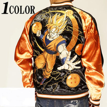 Son Goku/Vegeta/Frieza Vêtements de manteau haut de gamme brodés à la main