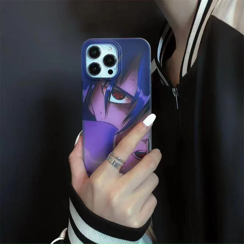 Silikonové antikolizní pouzdro Sasuke/Kakashi iPhone Beautiful Trend