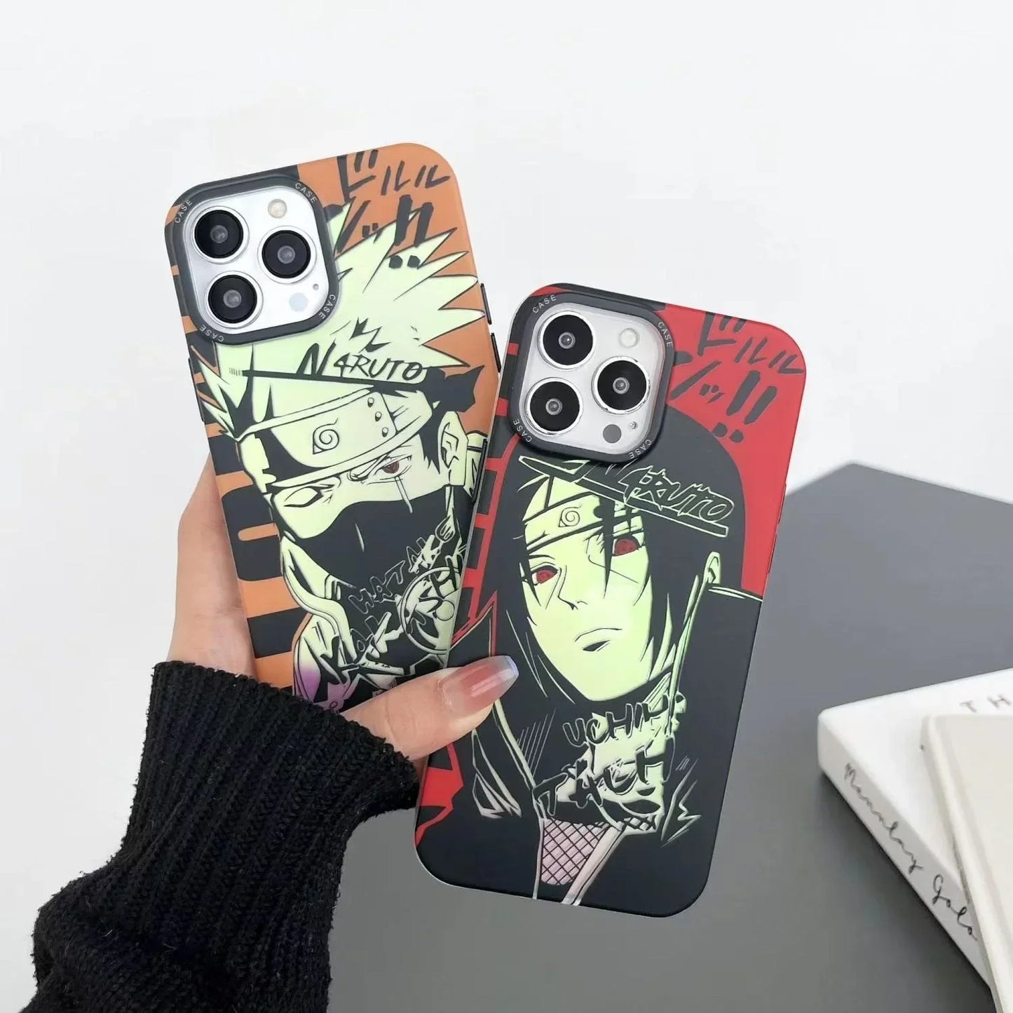 Itachi/Kakashi Apple vynikající silikonové antikolizní pouzdro Trend Silicone