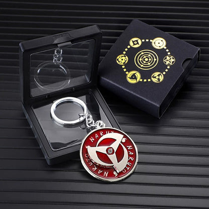 Porte-clés rotatif Naruto Sharingan - Uchiha Anime Spinning Fidget Toy