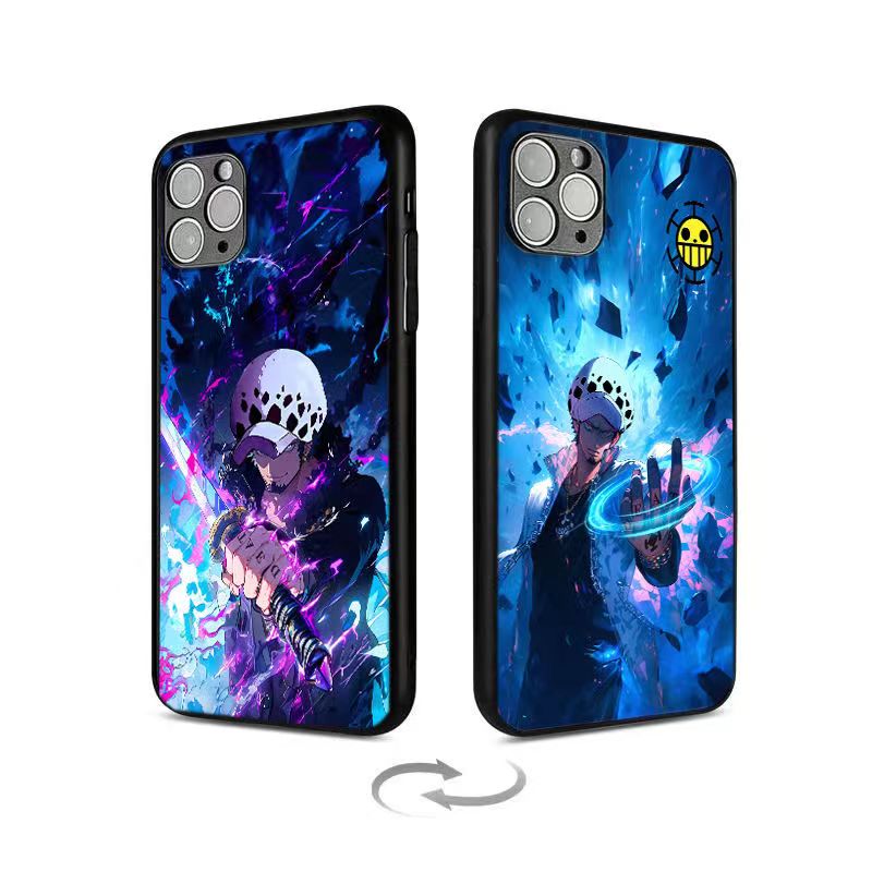 Luffy/Zoro/Ace 3D varianta iPhone silikonové pouzdro na telefon odolné proti nárazu