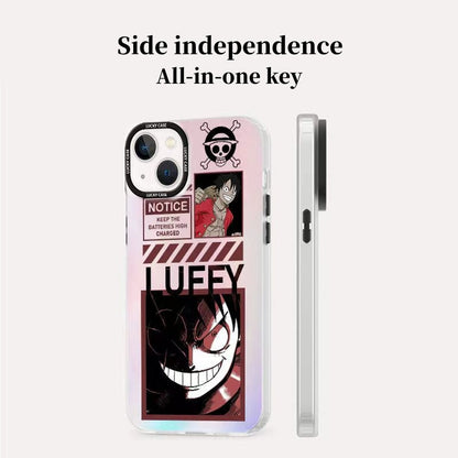 Luffy/Zoro/Shanks silikonové pouzdro na iPhone odolné proti nárazu