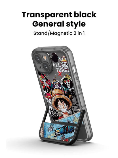 Coque de téléphone en silicone résistante aux chocs pour iPhone NIka Luffy
