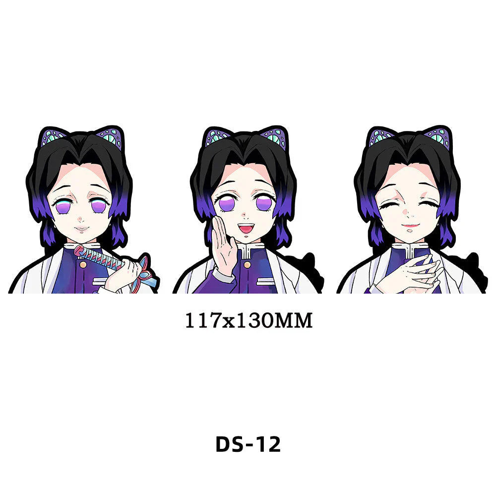 Tanjirou/Nezuko/Zenitsuuu/Inosuke attendent une variété de rôles autocollants d'expression de variation 3D