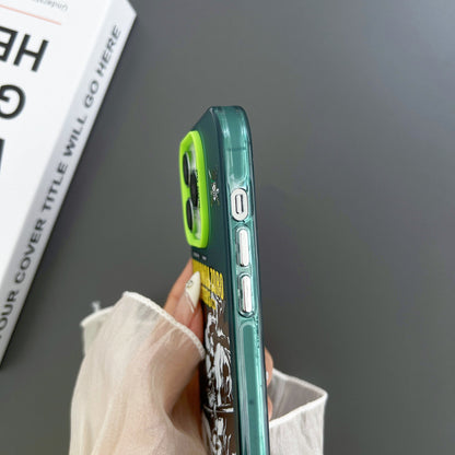 Luffy/Zoro silikonové pouzdro na iPhone odolné proti nárazu