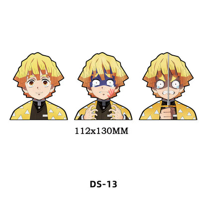 Tanjirou/Nezuko/Zenitsuuu/Inosuke attendent une variété de rôles autocollants d'expression de variation 3D