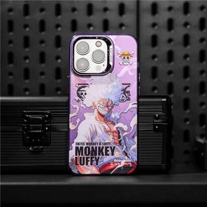 Luffy/Zoro silikonové pouzdro na iPhone odolné proti nárazu