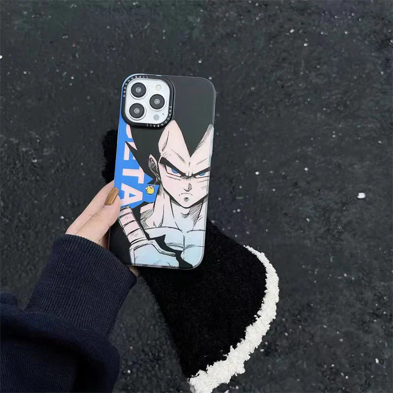 جراب هاتف Goku/Vegeta/Buu/Frieza Apple الرائع من السيليكون المضاد للتصادمات