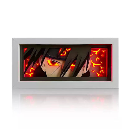 Sasuke/Kakashi/Obito/Itachi 3D Paper Sculpture Night Light - Rozsviťte svět anime!