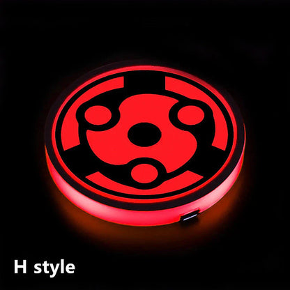 Inteligentní snímací tácky Sharingan Car 7 měnící barvy