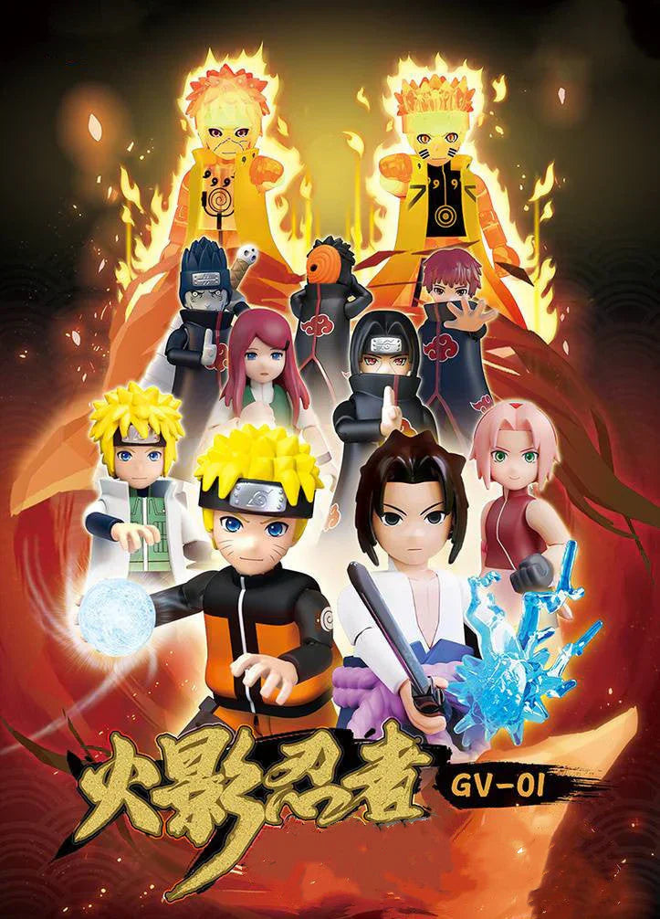 Sasuke/Itachi/Sakura Broco slepá krabička Stavebnice
