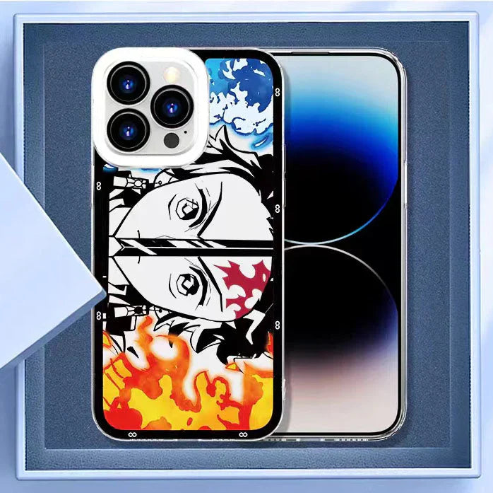 Tanjirou/Mitsuri/Muichirou Applen hieno Trend Silicone Anti-collision -puhelinkotelo