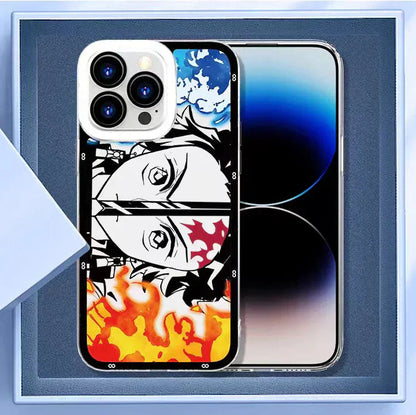 Tanjirou/Mitsuri/Muichirou Applen hieno Trend Silicone Anti-collision -puhelinkotelo
