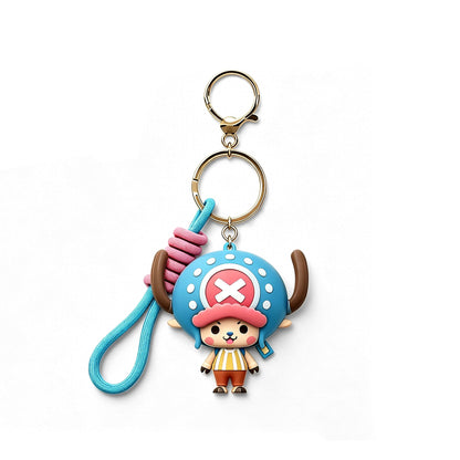 One Piece Tony Tony Chopper 720ml Insulated Tumbler, Anime Stainless Steel Iced Coffee Cup with Keychain