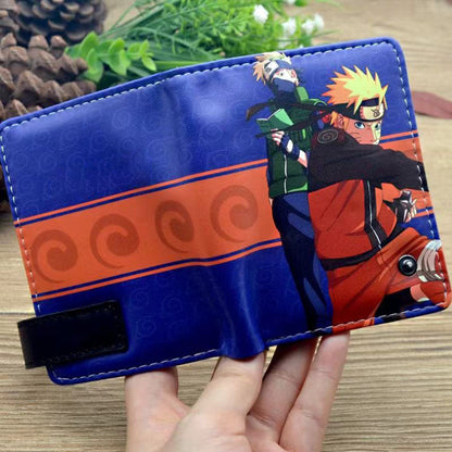 Sasuke/Itachi/Kakashi exquisite leather wallet with large capacity design and excellent quality