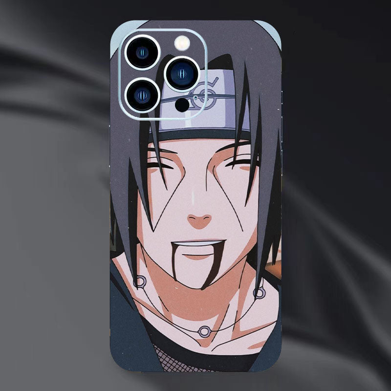 Itachi/Jiraiya/Kakashi iPhone Vynikající fólie na zadní stranu telefonu, personalizovaný vzor, ​​HD ochrana