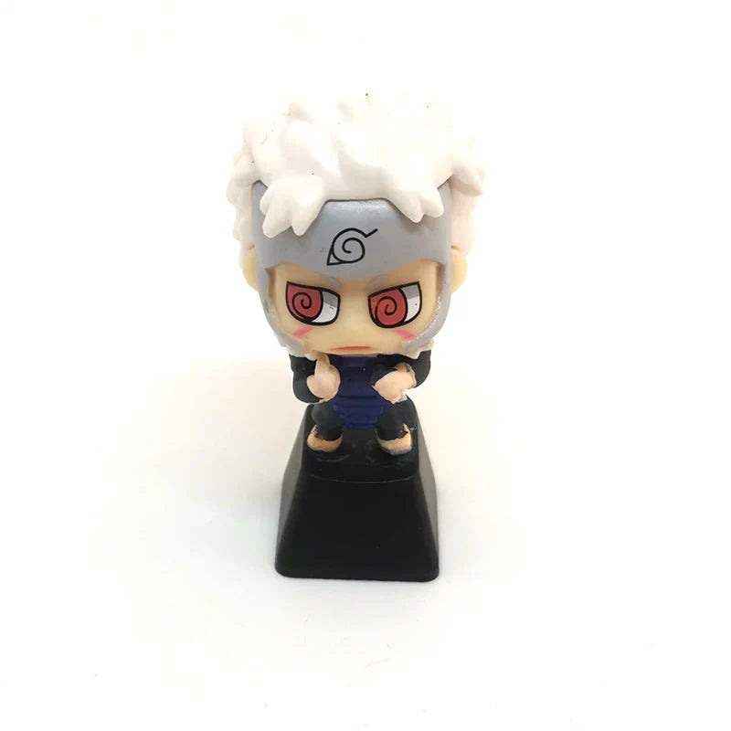 Kreativní průhledná, roztomilá mechanická krytka klávesnice Kakashi/Sasuke