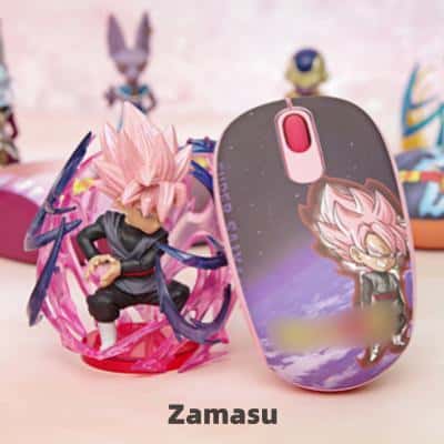 Souris sans fil Son Goku/Frieza/Whis/Beerus 2.4G pour jeux de bureau