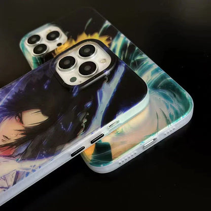 Sasuke/Uzimaki Apple – coque de téléphone Anti-collision en Silicone, tendance exquise