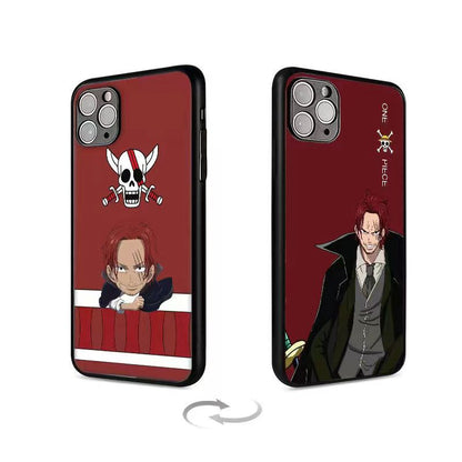 Luffy/Zoro/Ace 3D varianta iPhone silikonové pouzdro na telefon odolné proti nárazu