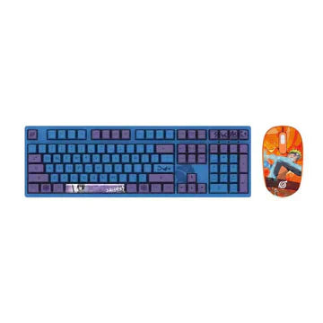 Sasuke Mechanical Keyboard Tre-mode trådløst RGB-baggrundsbelyst gaming esports-tastatur