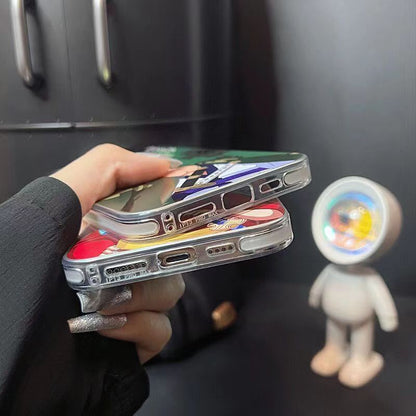 Luffy/Zoro silikonové pouzdro na iPhone odolné proti nárazu