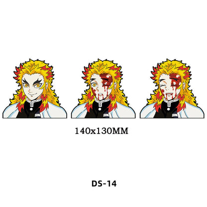 Tanjirou/Nezuko/Zenitsuuu/Inosuke attendent une variété de rôles autocollants d'expression de variation 3D
