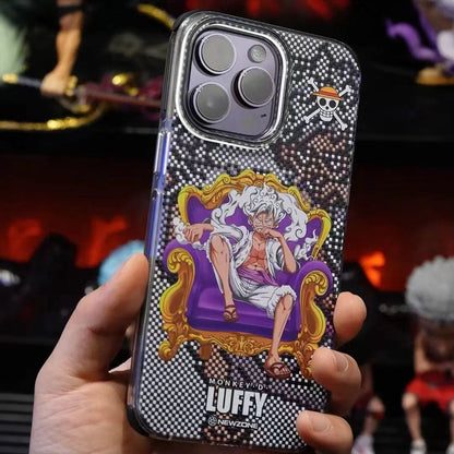 Luffy/Zoro silikonové pouzdro na iPhone odolné proti nárazu