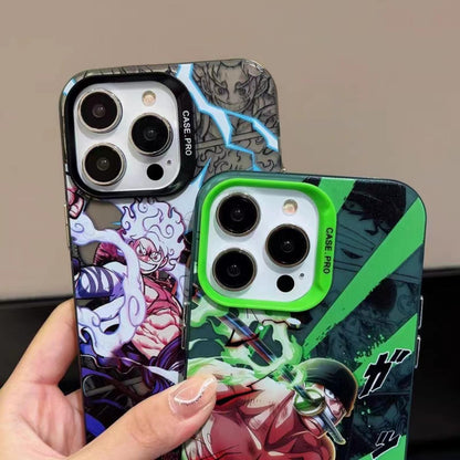 Luffy/Zoro silikonové pouzdro na iPhone odolné proti nárazu