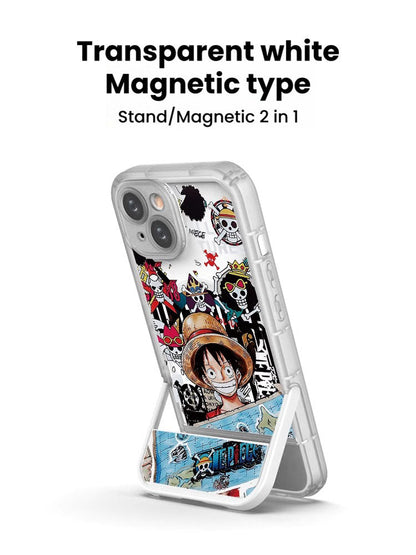 Coque de téléphone en silicone résistante aux chocs pour iPhone NIka Luffy