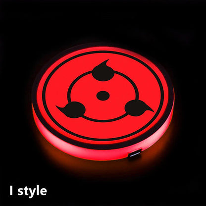 Inteligentní snímací tácky Sharingan Car 7 měnící barvy