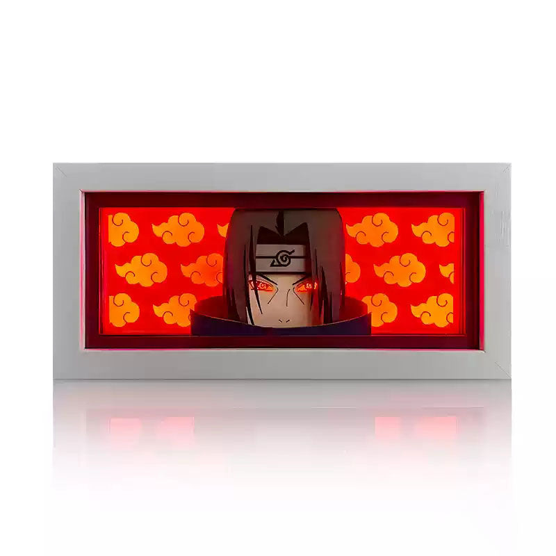 Sasuke/Kakashi/Obito/Itachi 3D Paper Sculpture Night Light - Rozsviťte svět anime!